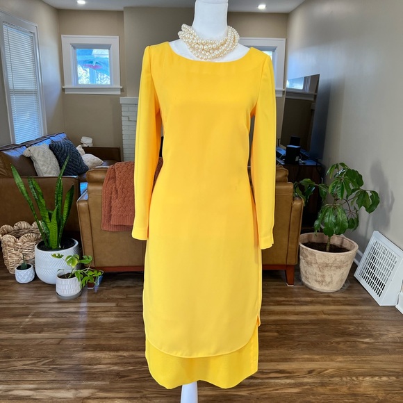 Banana Republic Dresses & Skirts - Banana Republic Long Sleeve Yellow Dress